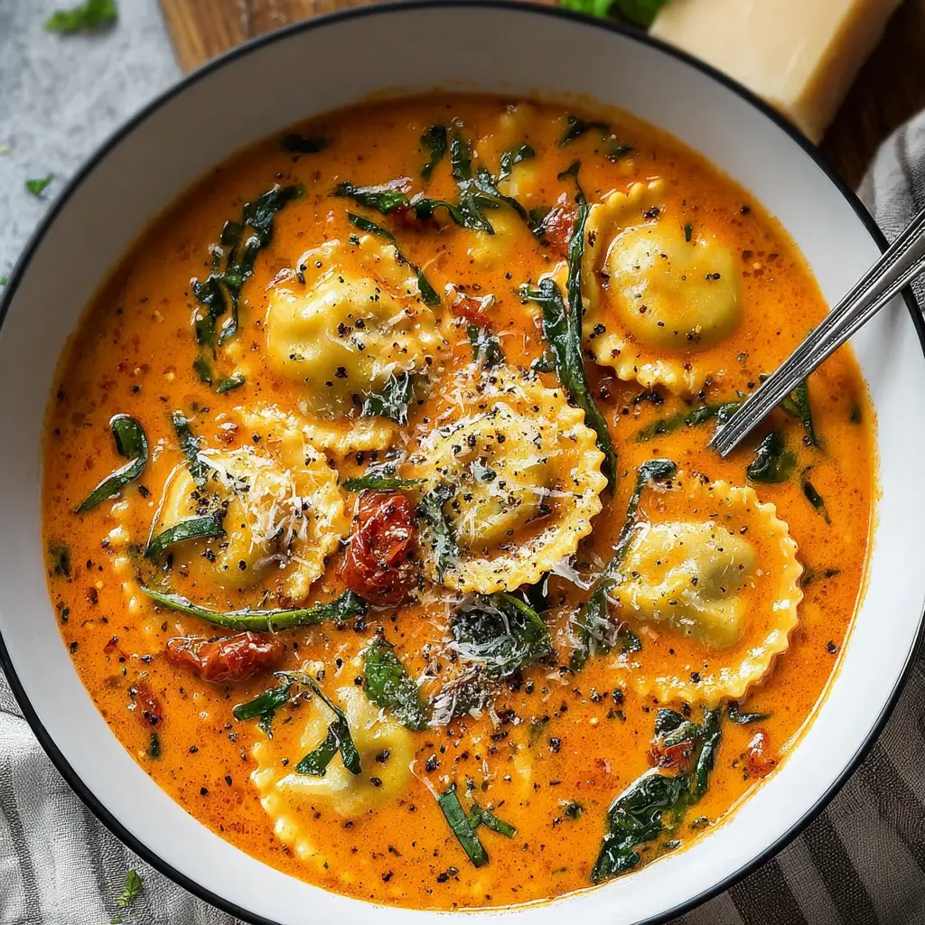 Creamy Ravioli Soup Recipe