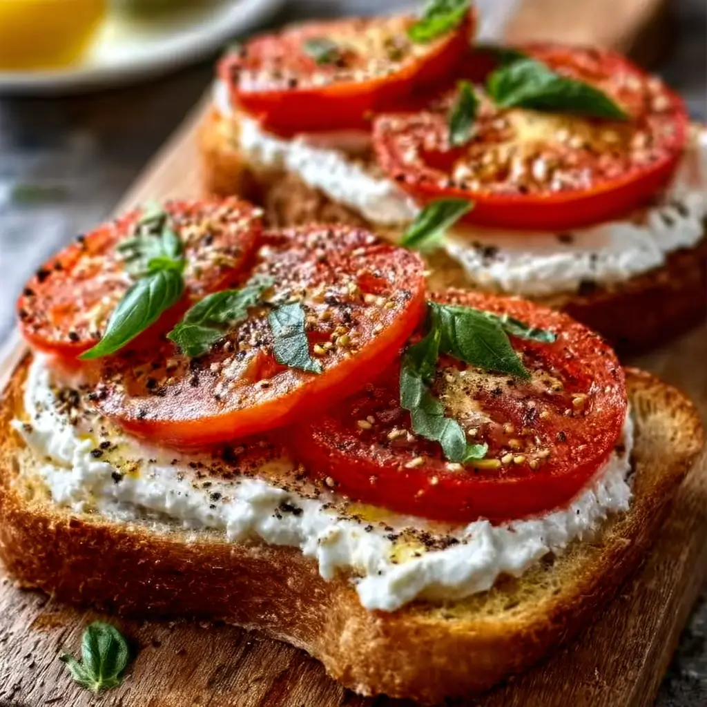 Tomato Ricotta Toast