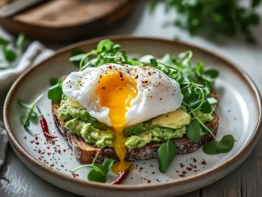 Poached Egg on Avocado Toast