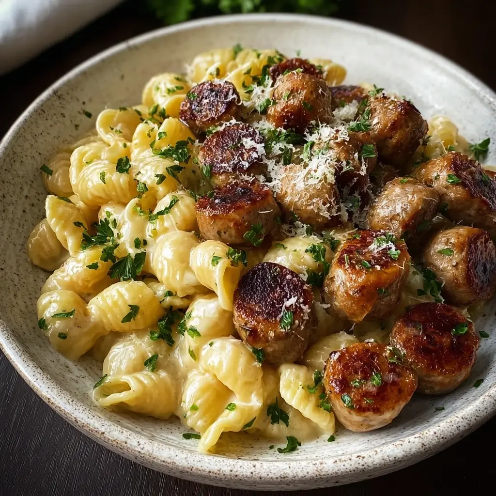 Garlic Butter Sausage Bites