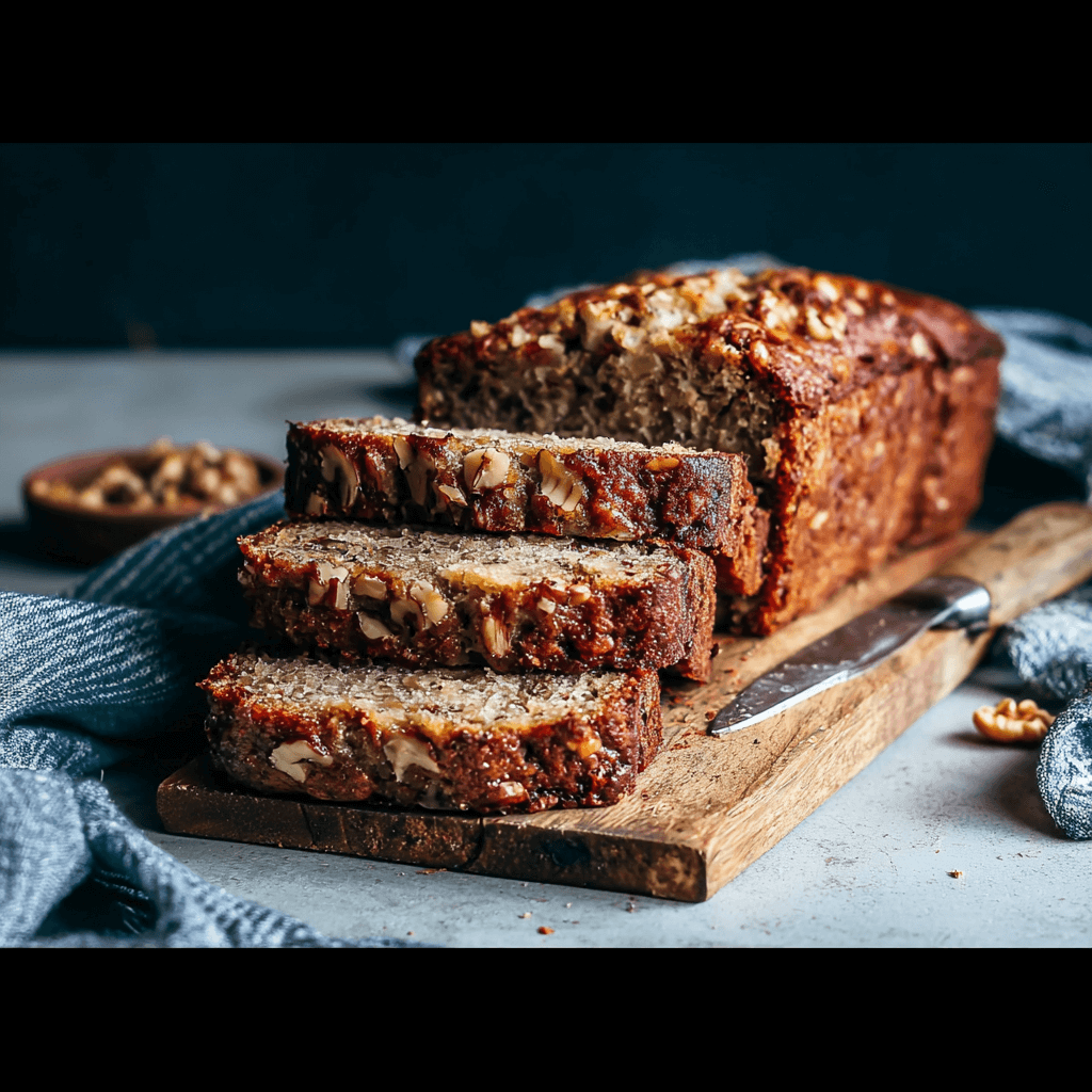 Very Moist Banana Nut Bread