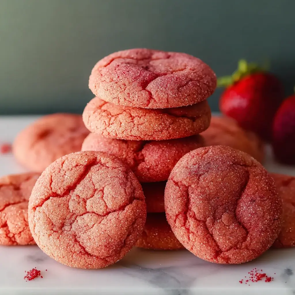 Strawberry Sugar Cookies
