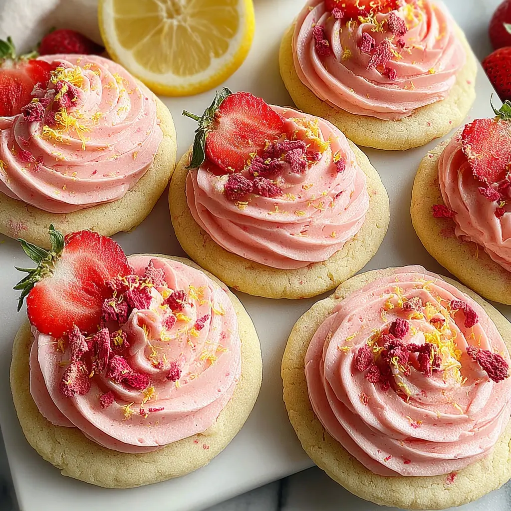 Strawberry Lemonade Cookies Recipe