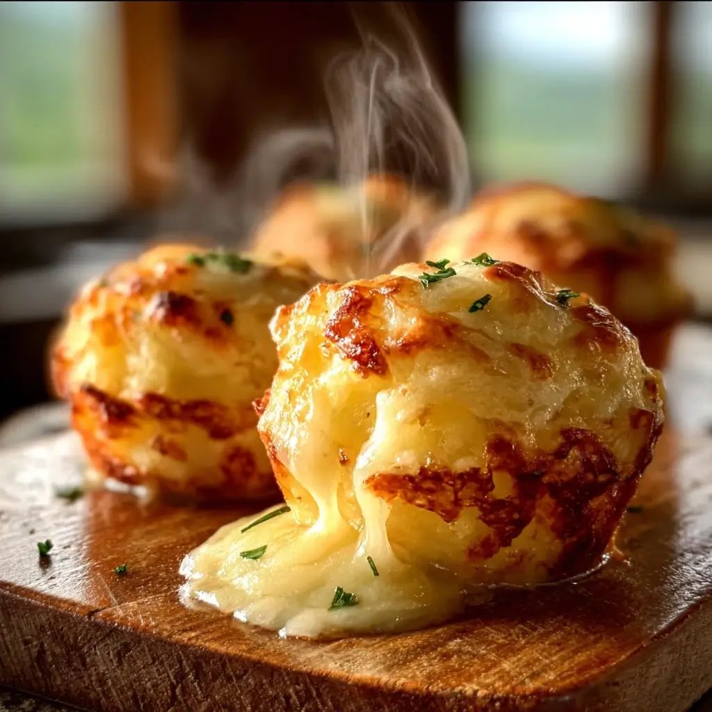 Cheesy Mashed Potato Puffs