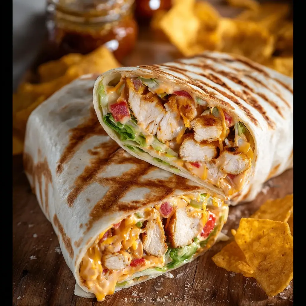 Chipotle Ranch Grilled Chicken Burrito