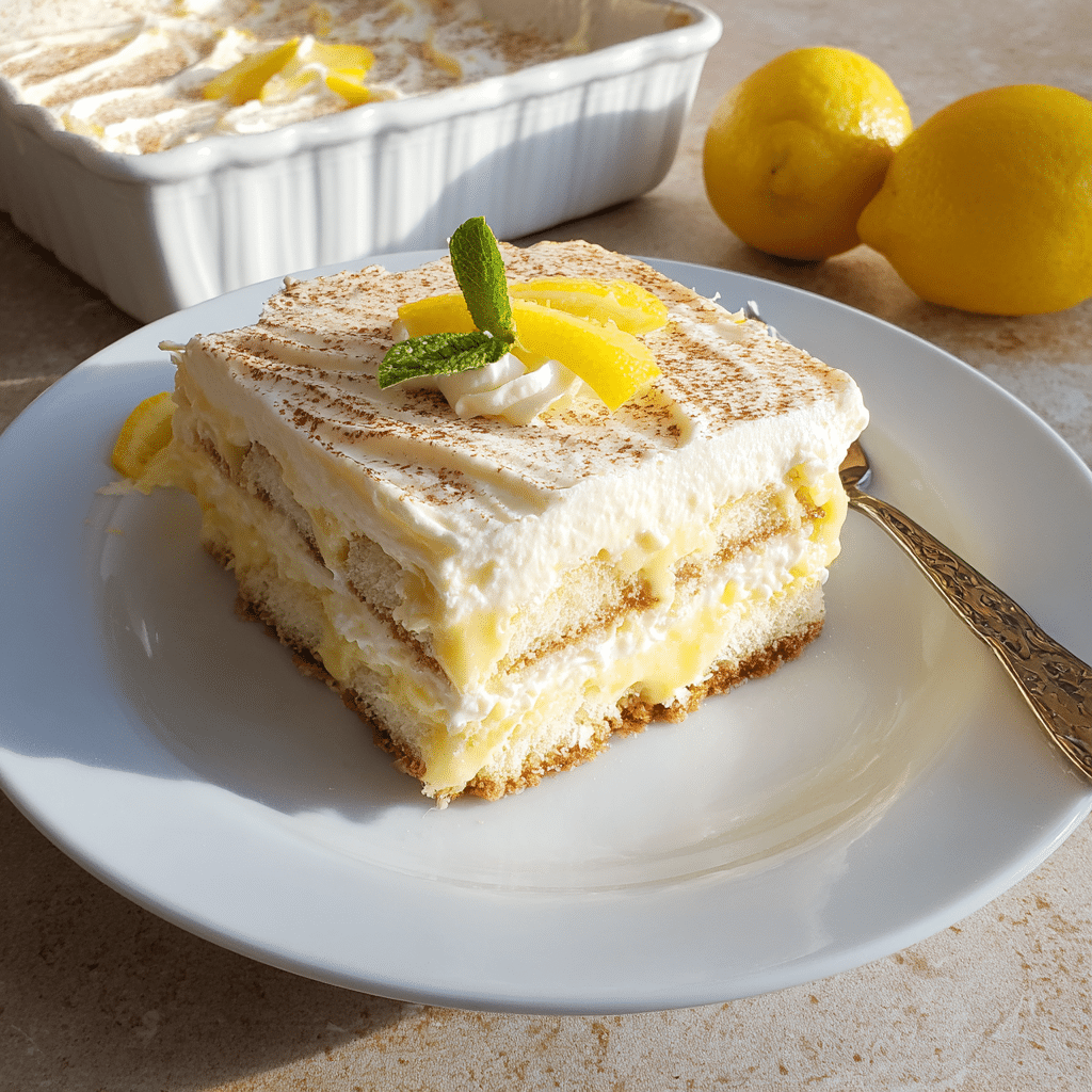 Lemon Tiramisu