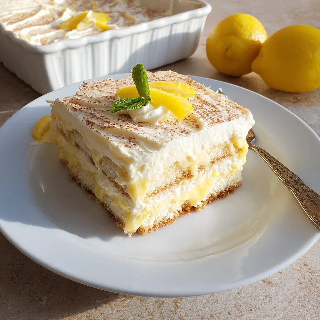 Lemon Tiramisu