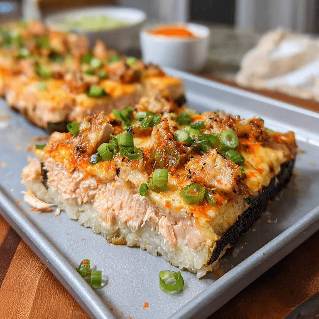 Salmon Sushi Bake Recipe