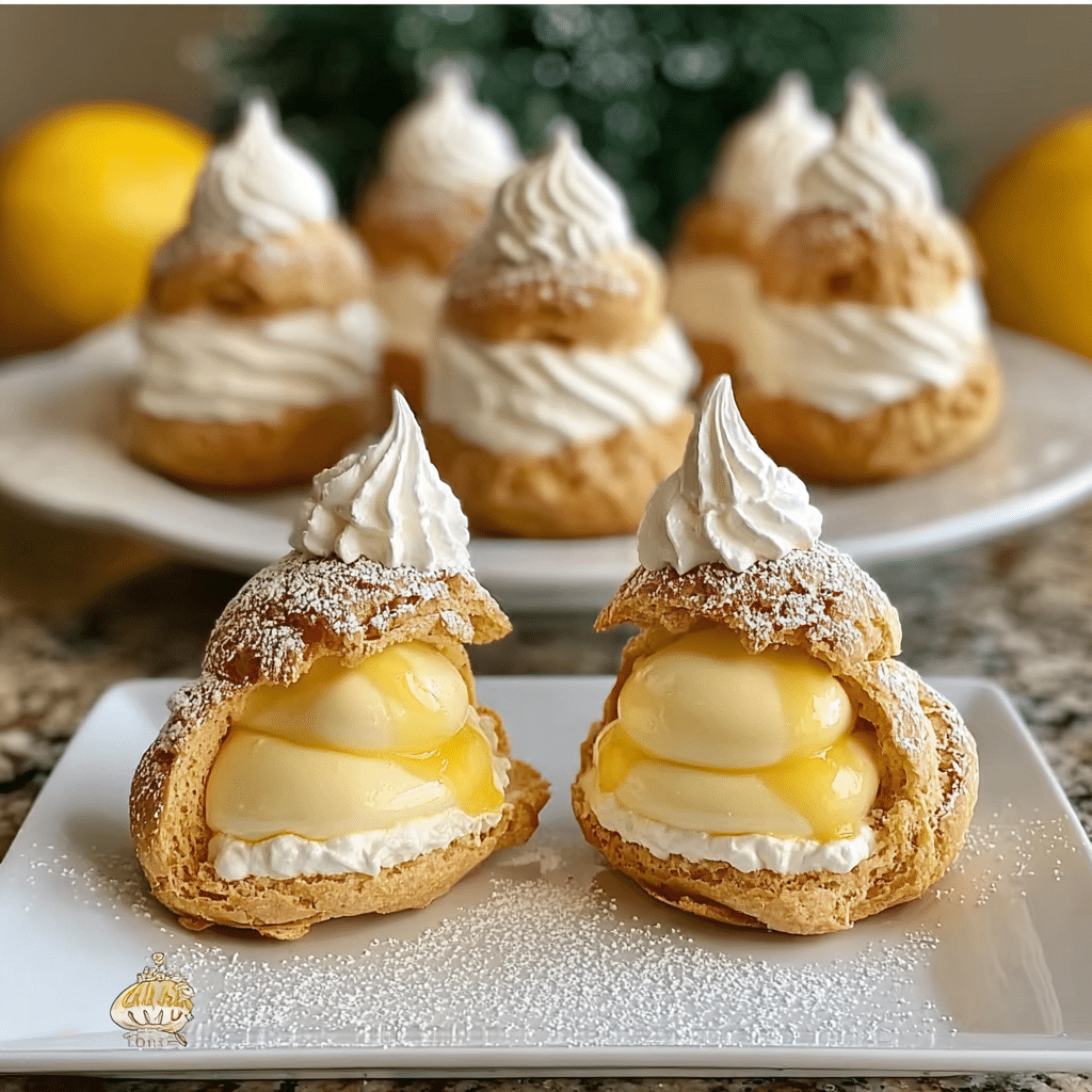 Lemon Cream Puffs
