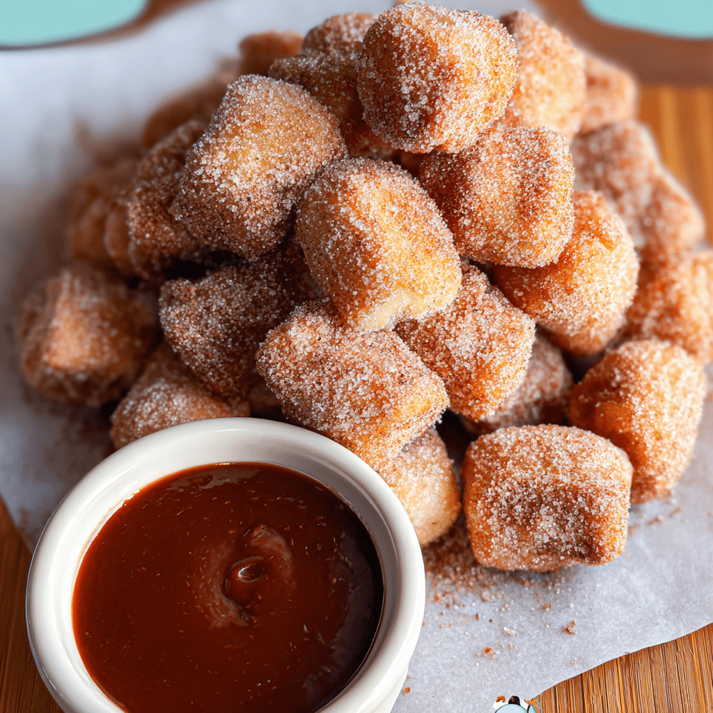 Air Fryer Churro Bites