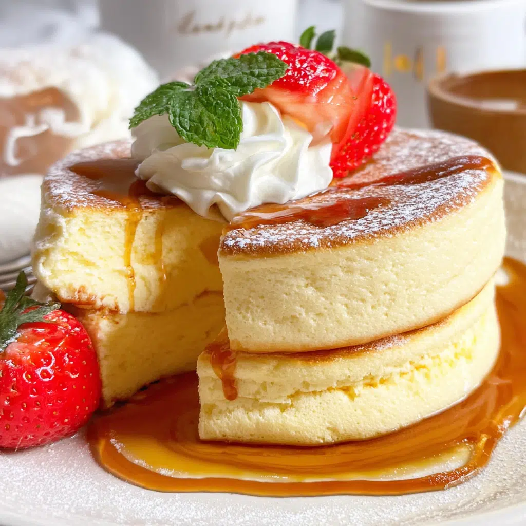 Fluffy Japanese Soufflé Pancakes