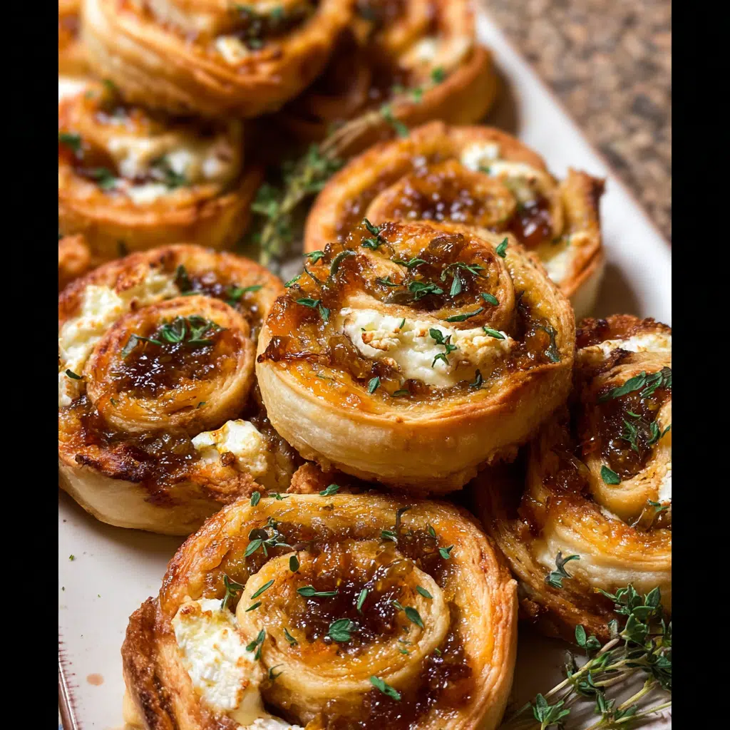 Fig Goat Cheese Pinwheels