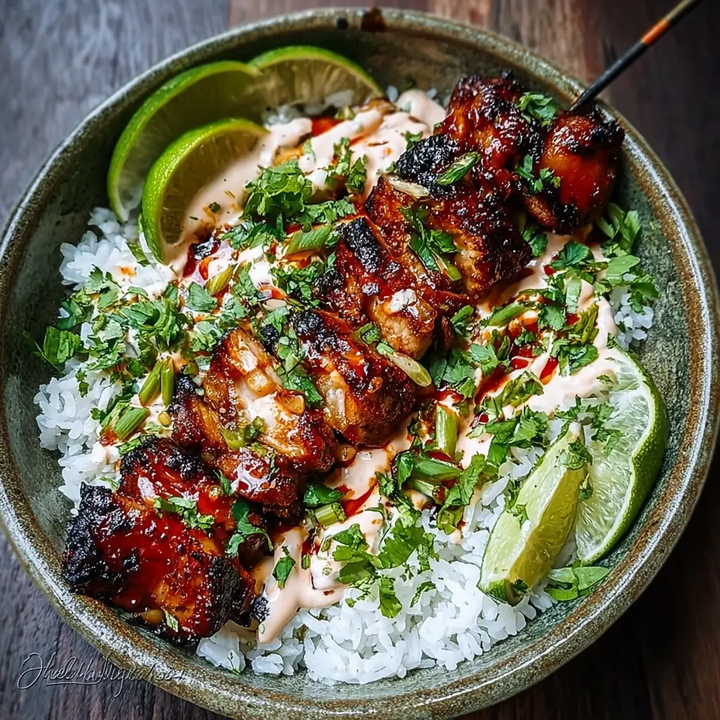 Sweet chili chicken bowl