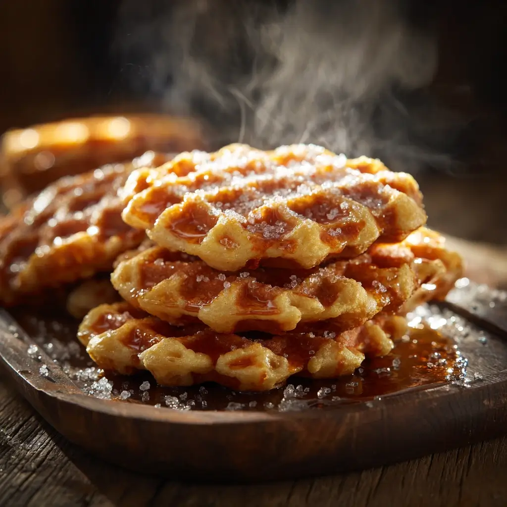 Buttery Belgian Liege Waffles