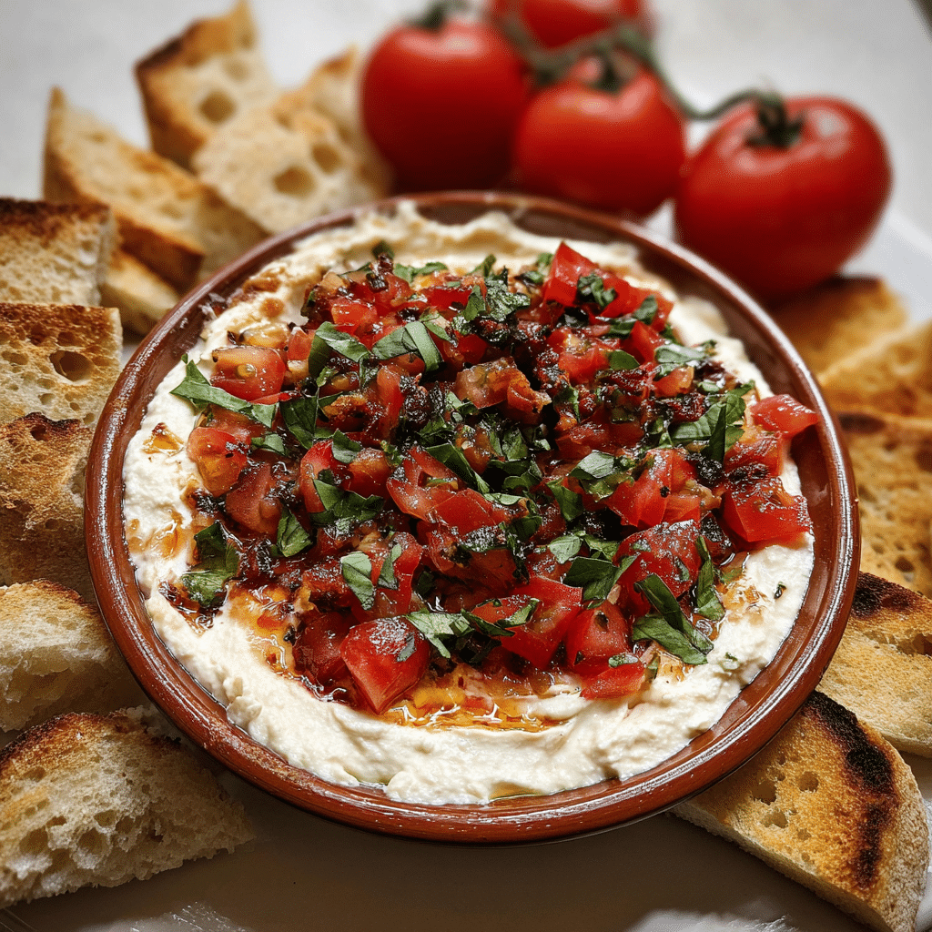 Creamy Bruschetta Dip Recipe