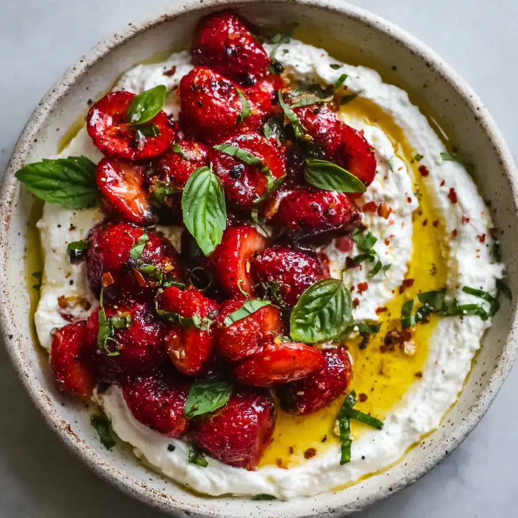 Whipped Feta with Roasted Strawberries