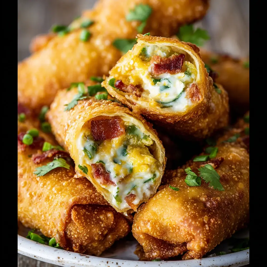 Jalapeno Popper Egg Rolls