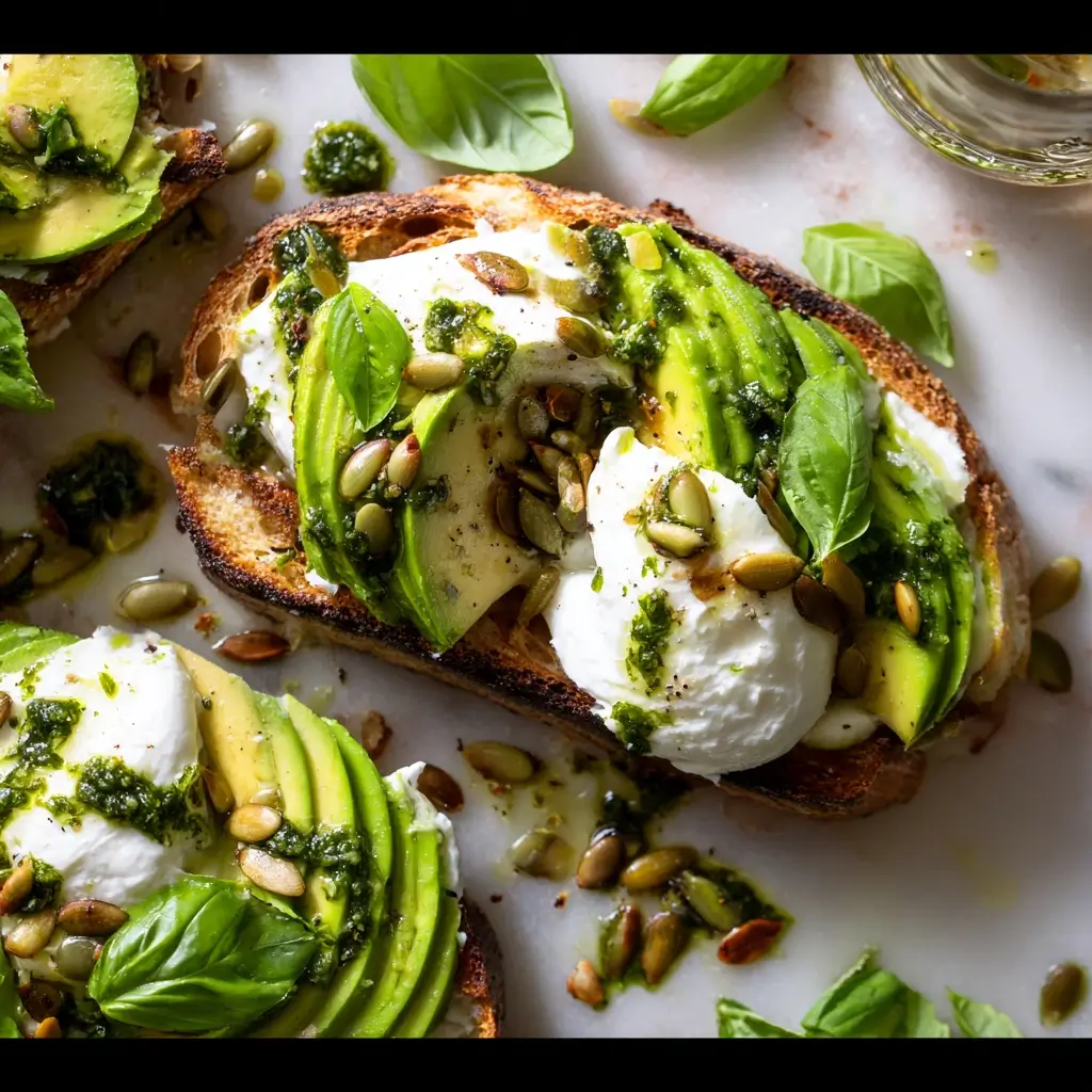 Perfect Burrata Avocado Toast Recipe