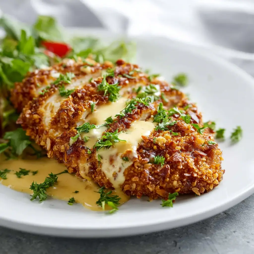Pretzel Crusted Chicken