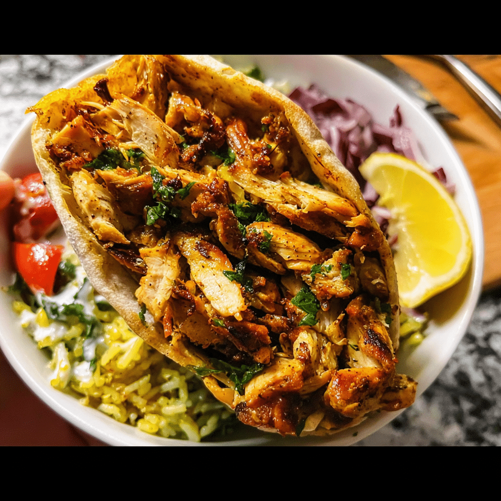 Slow Cooker Chicken Shawarma Recipe