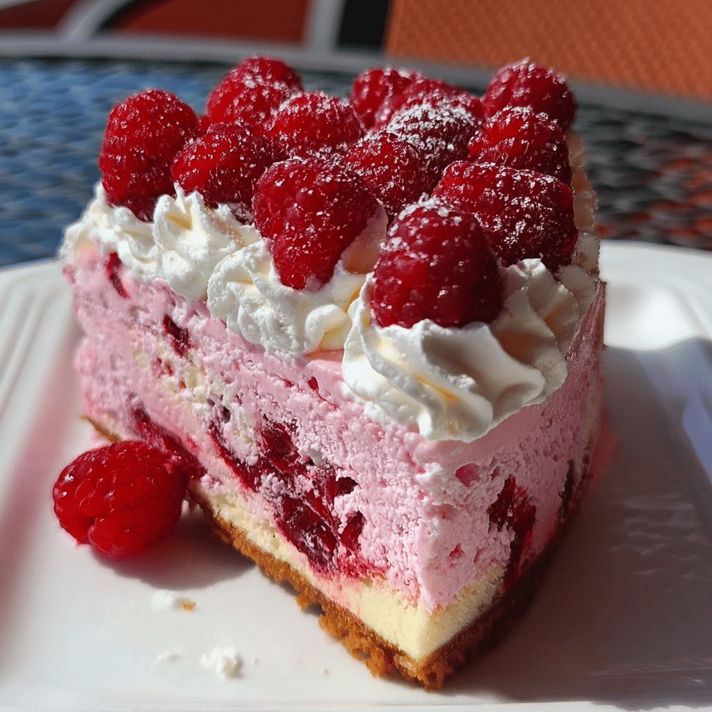 Pink Velvet Raspberry Cheesecake