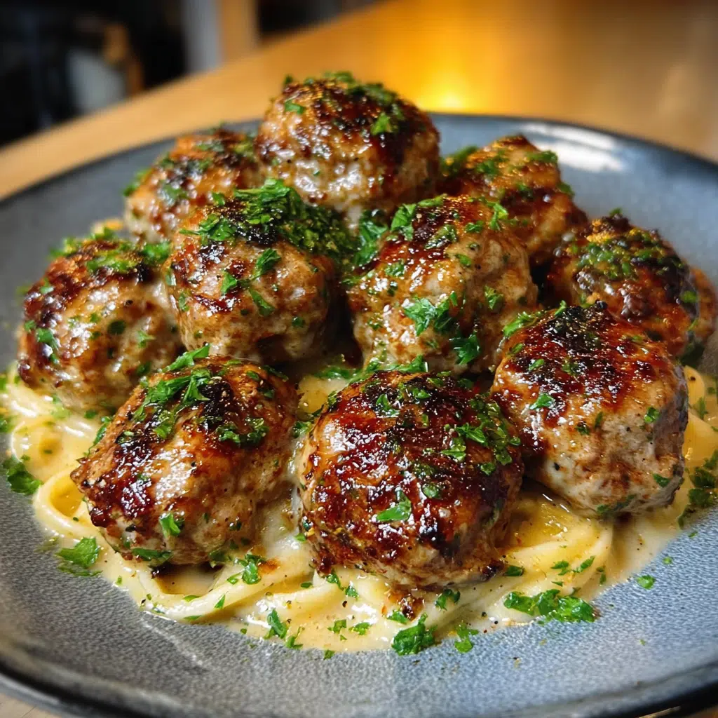 Easy Garlic Butter Meatballs