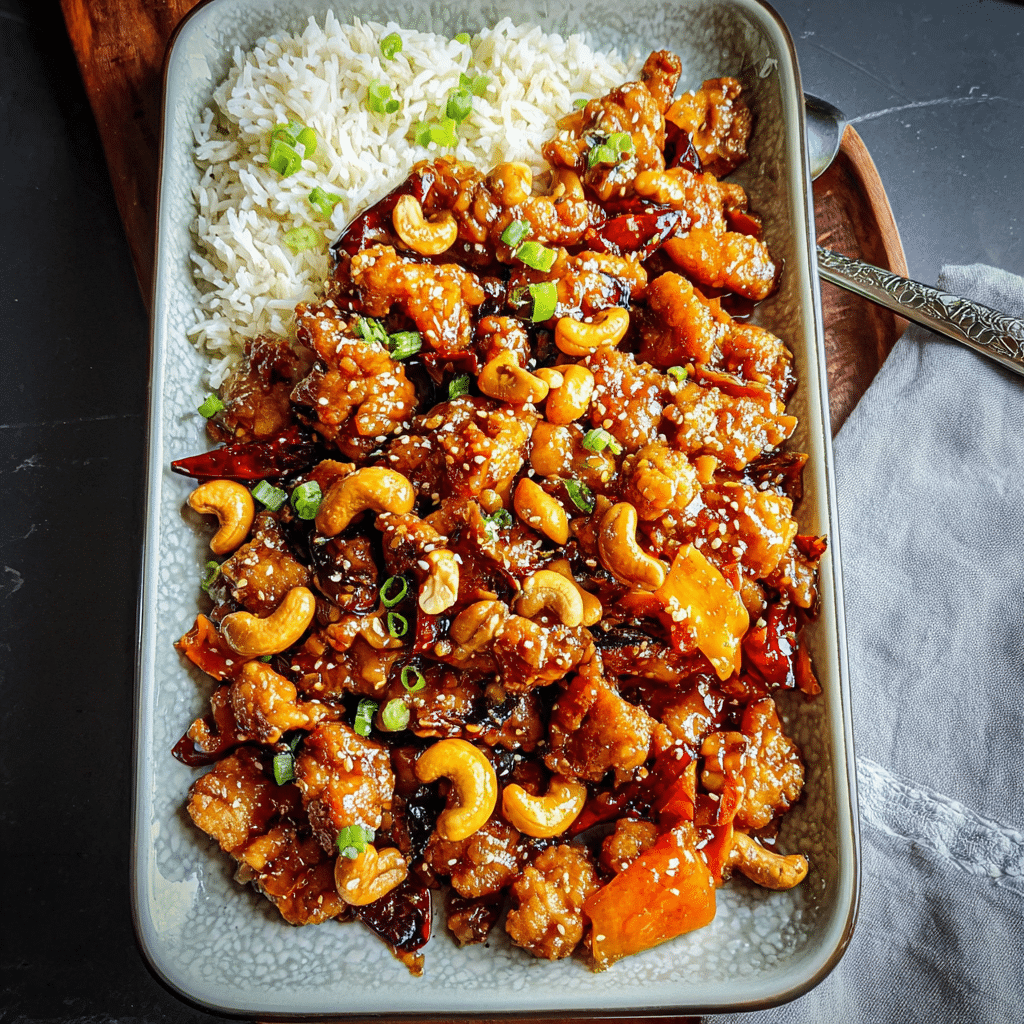 Sheet Pan Cashew Chicken