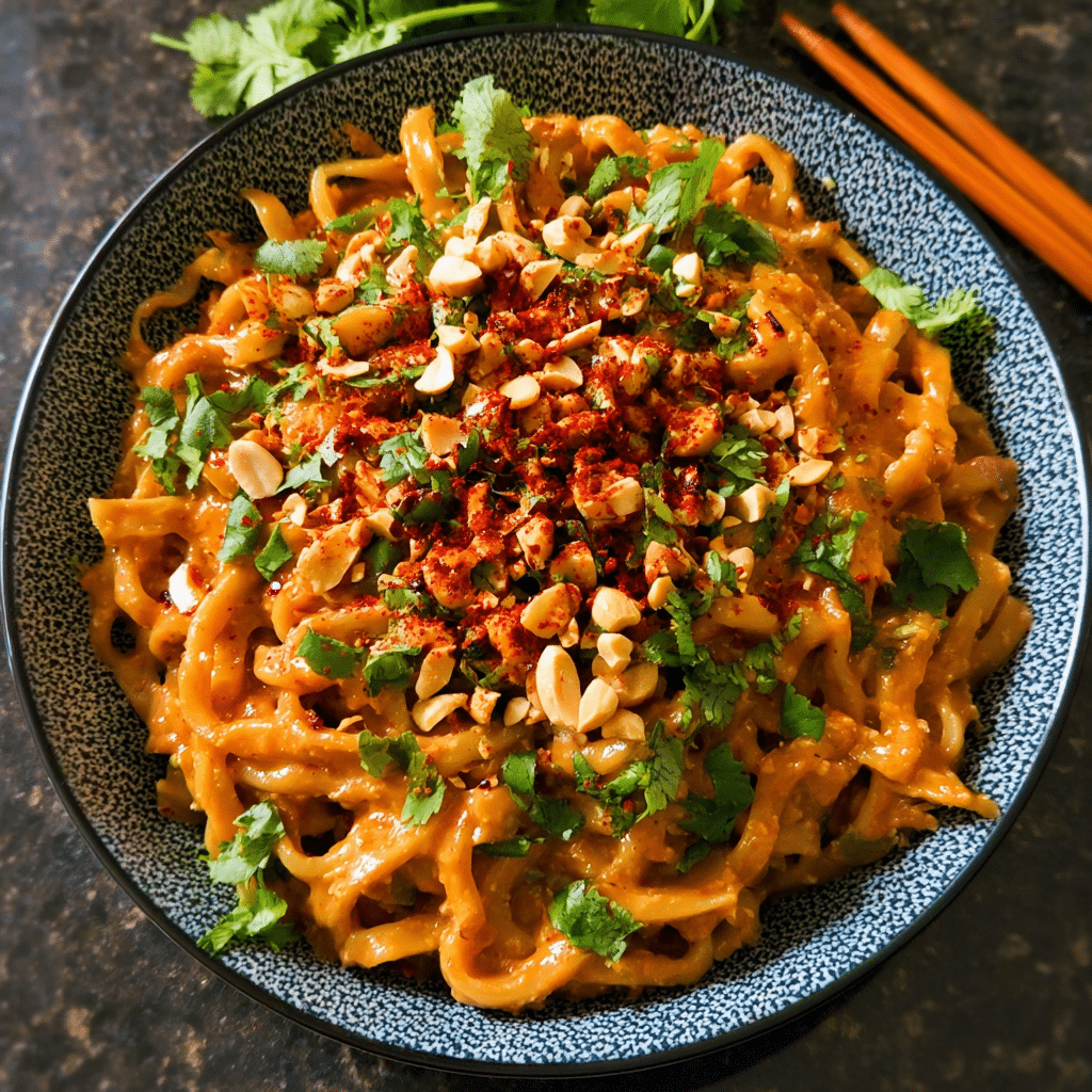 Spicy Peanut Butter Noodles