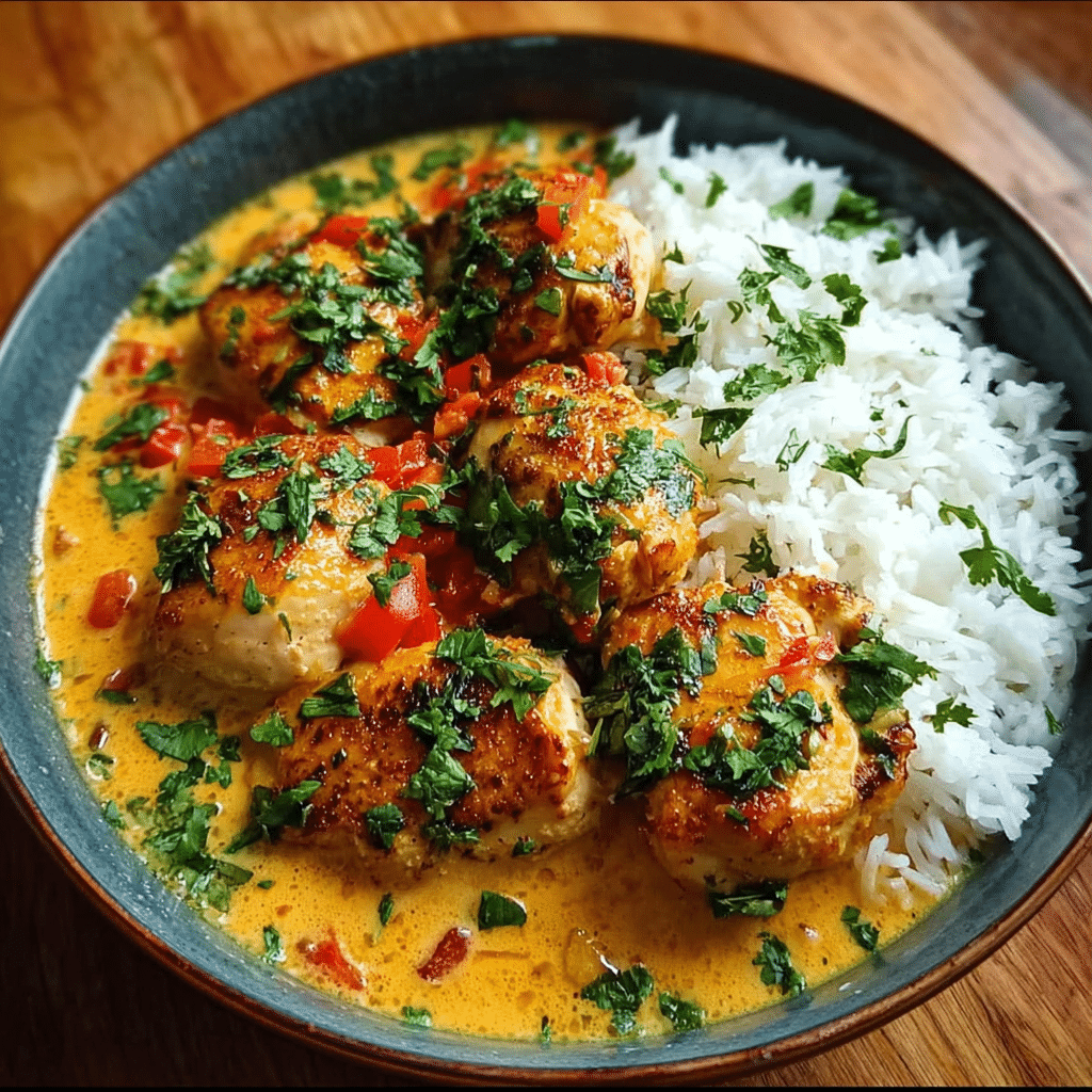 Spicy Brazilian Coconut Chicken