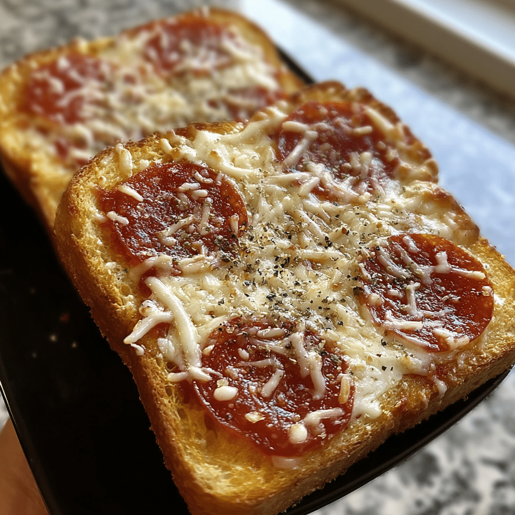 Air fryer pizza toast