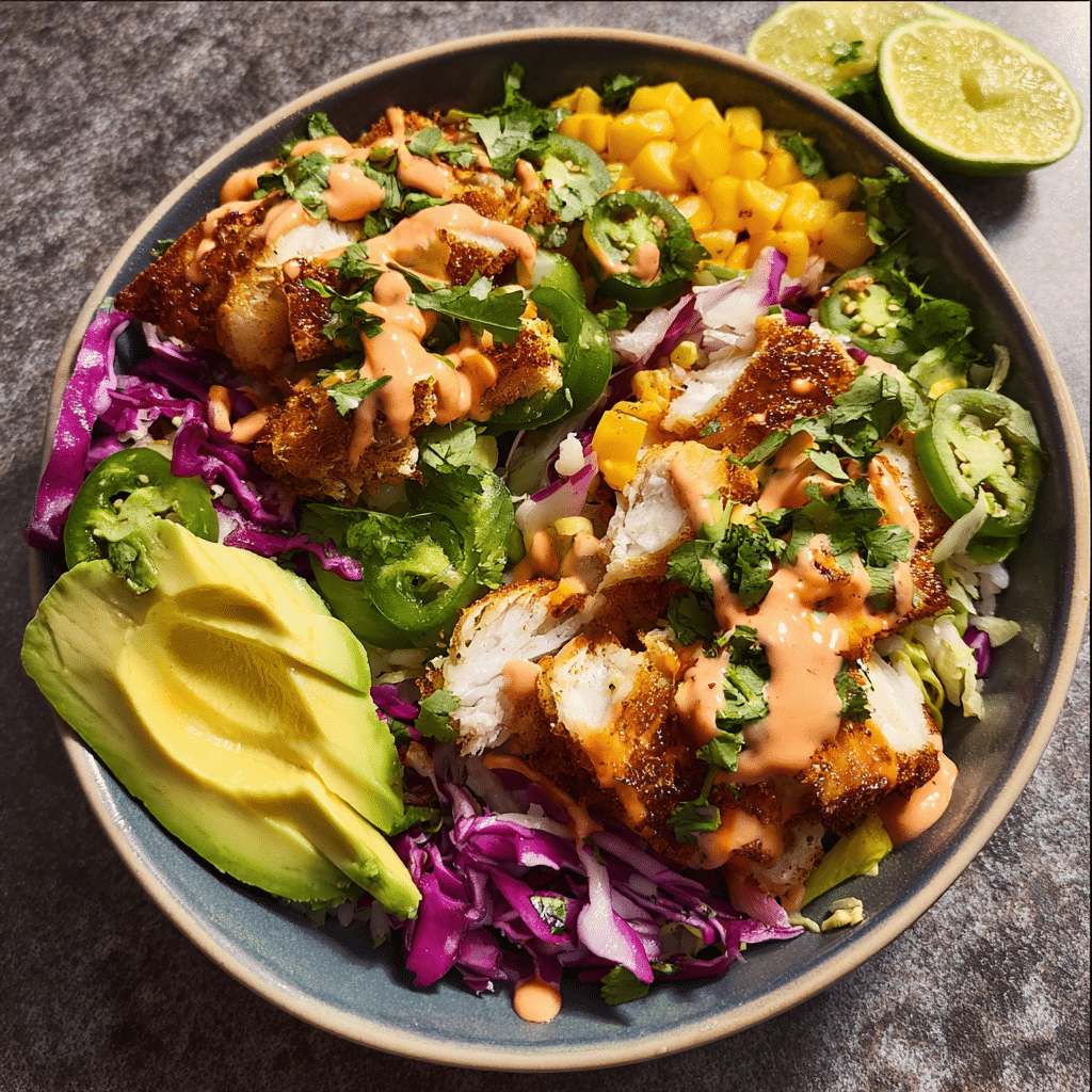 Easy Fish Taco Bowls
