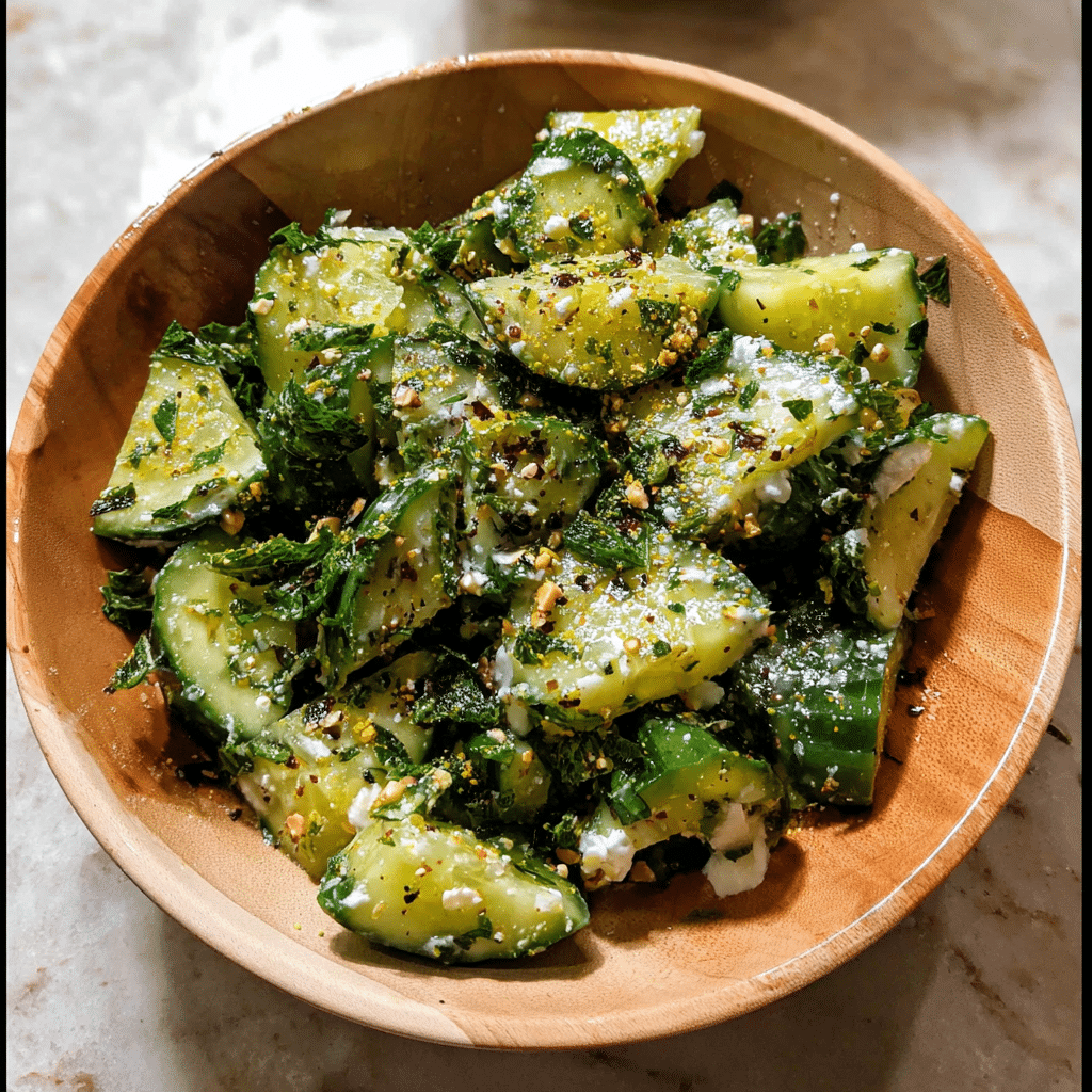 Smashed Cucumber Salad Recipe
