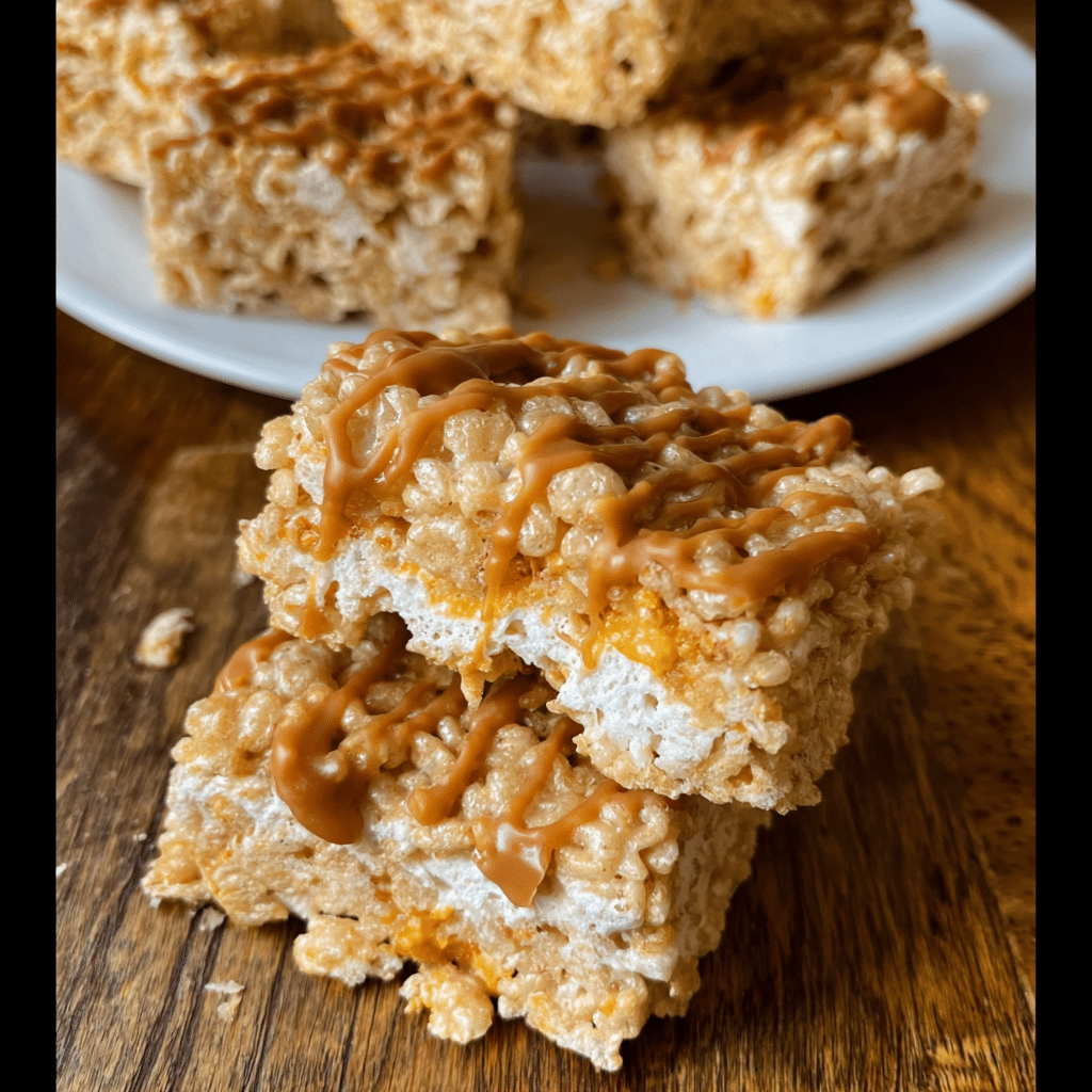 Brown Butter Dulce de Leche Rice Krispie