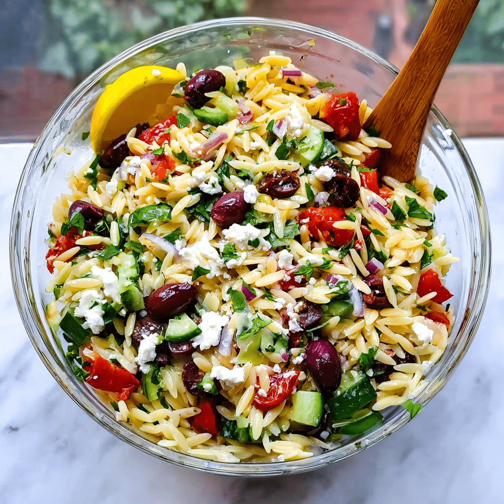 Mediterranean Orzo Salad Recipe