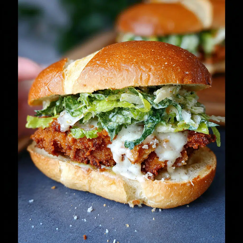 Crispy Chicken Caesar Sandwich