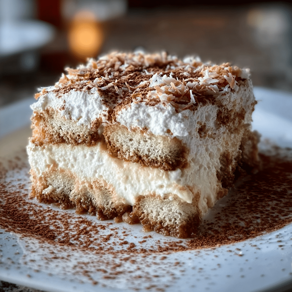 Coquito Tiramisu Recipe