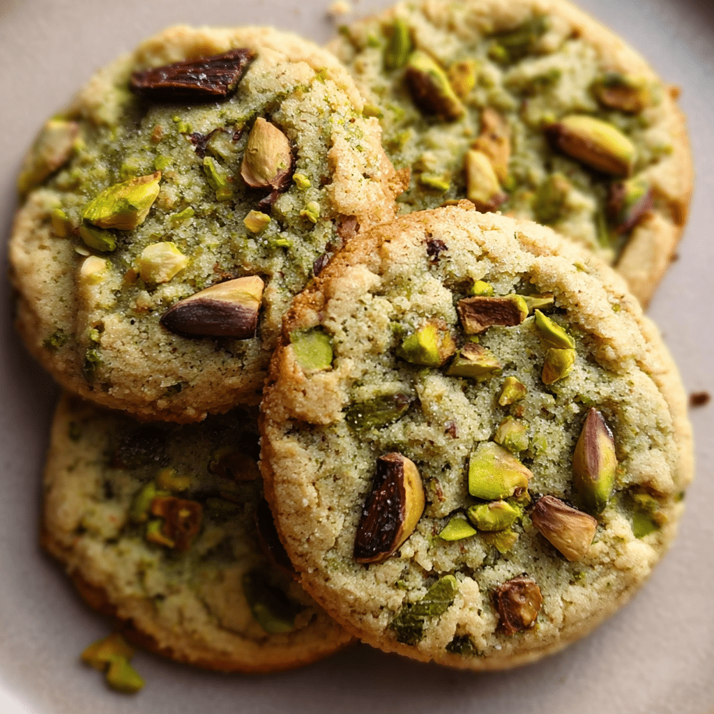Pistachio Butter Cookies