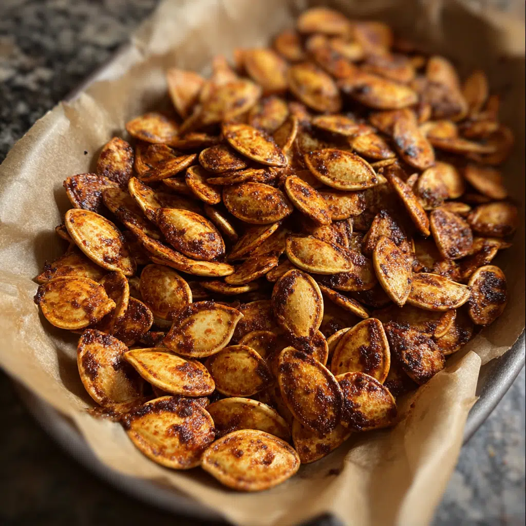 Double batch crispy roasted pumpkin seeds