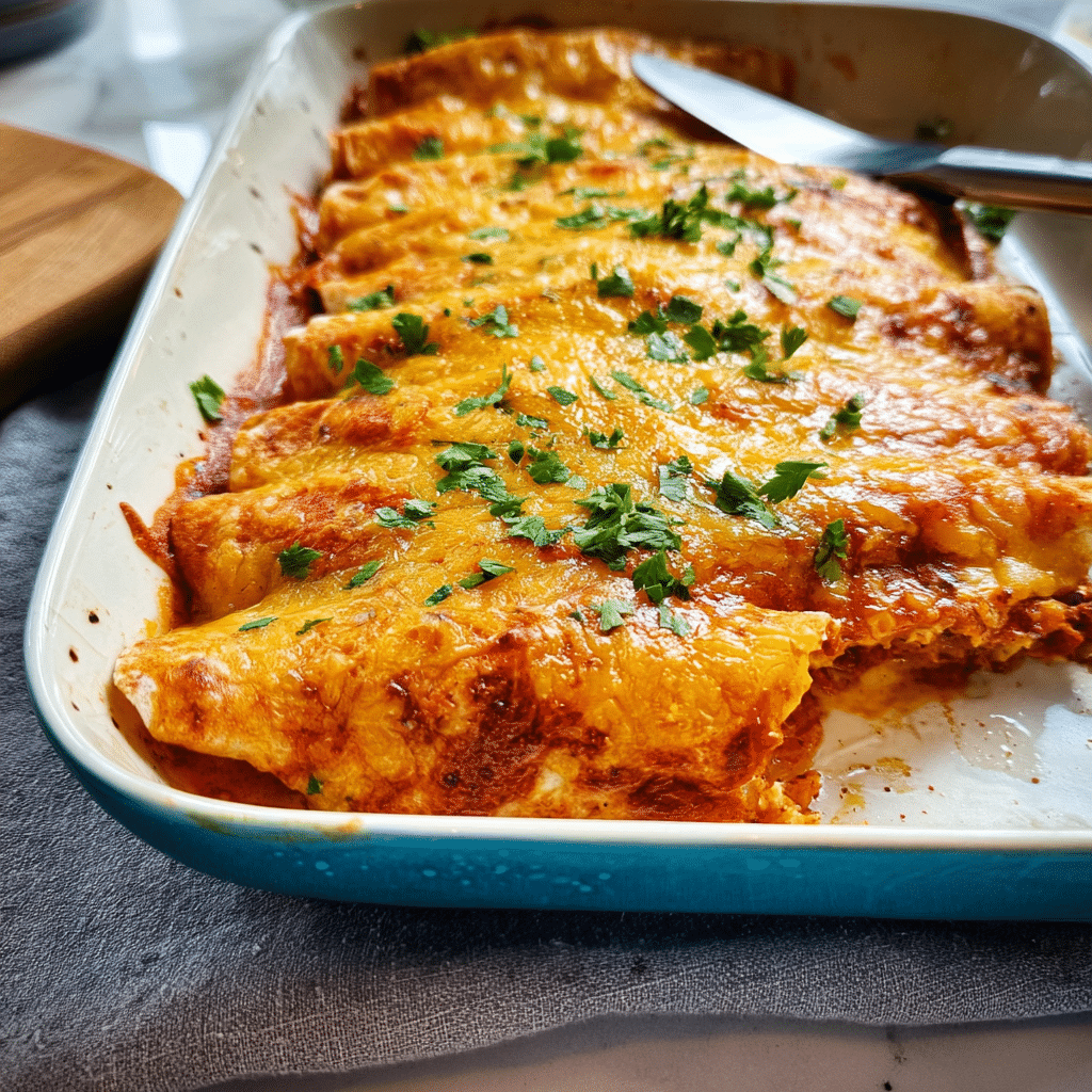 Bean Cheese Enchiladas