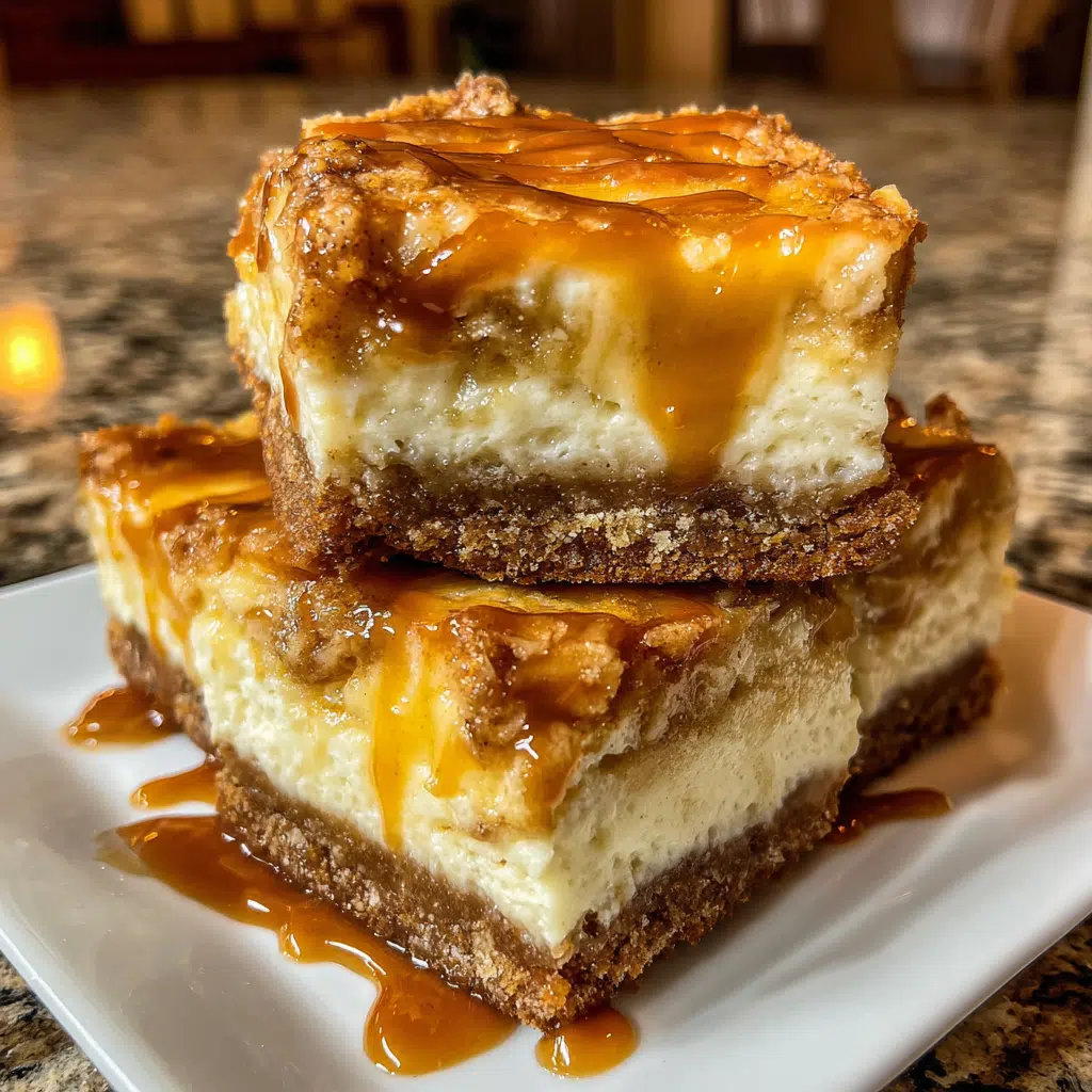 Caramel Apple Cheesecake Bars