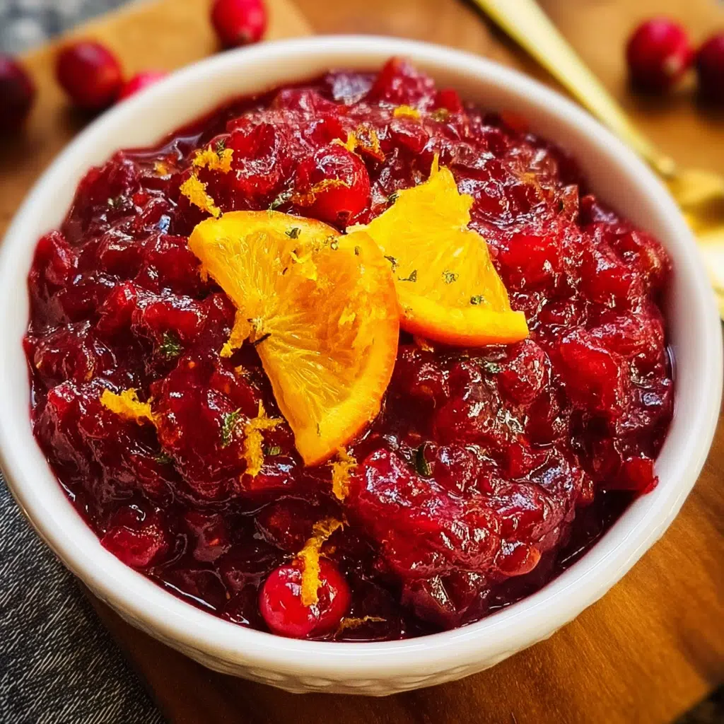 Easy Cranberry Orange Sauce