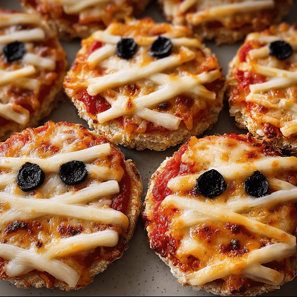 Mini Mummy Pizzas
