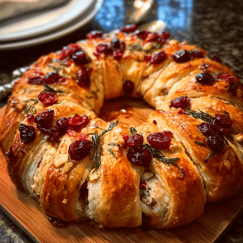 Turkey Cranberry Crescent Ring Recipe