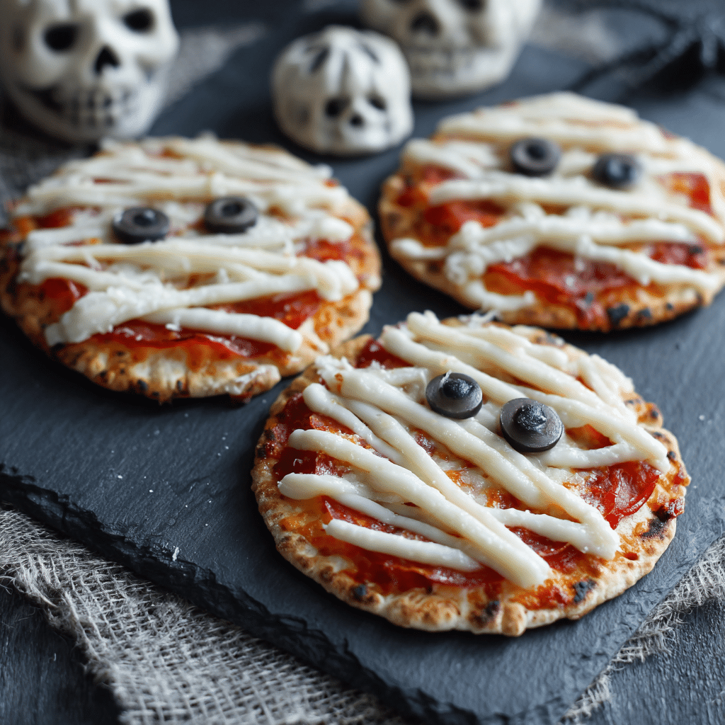 Mini Mummy Pizzas