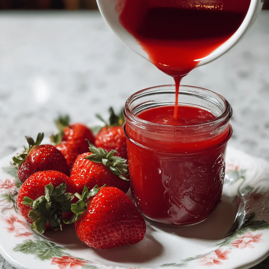 Easy Strawberry Coulis