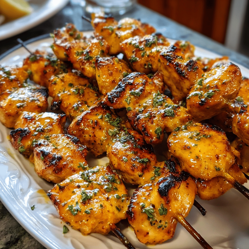 Cowboy Butter Chicken Skewers