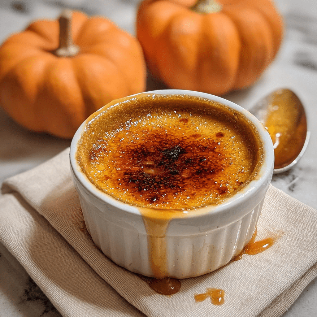 Pumpkin Spice Crème Brûlée