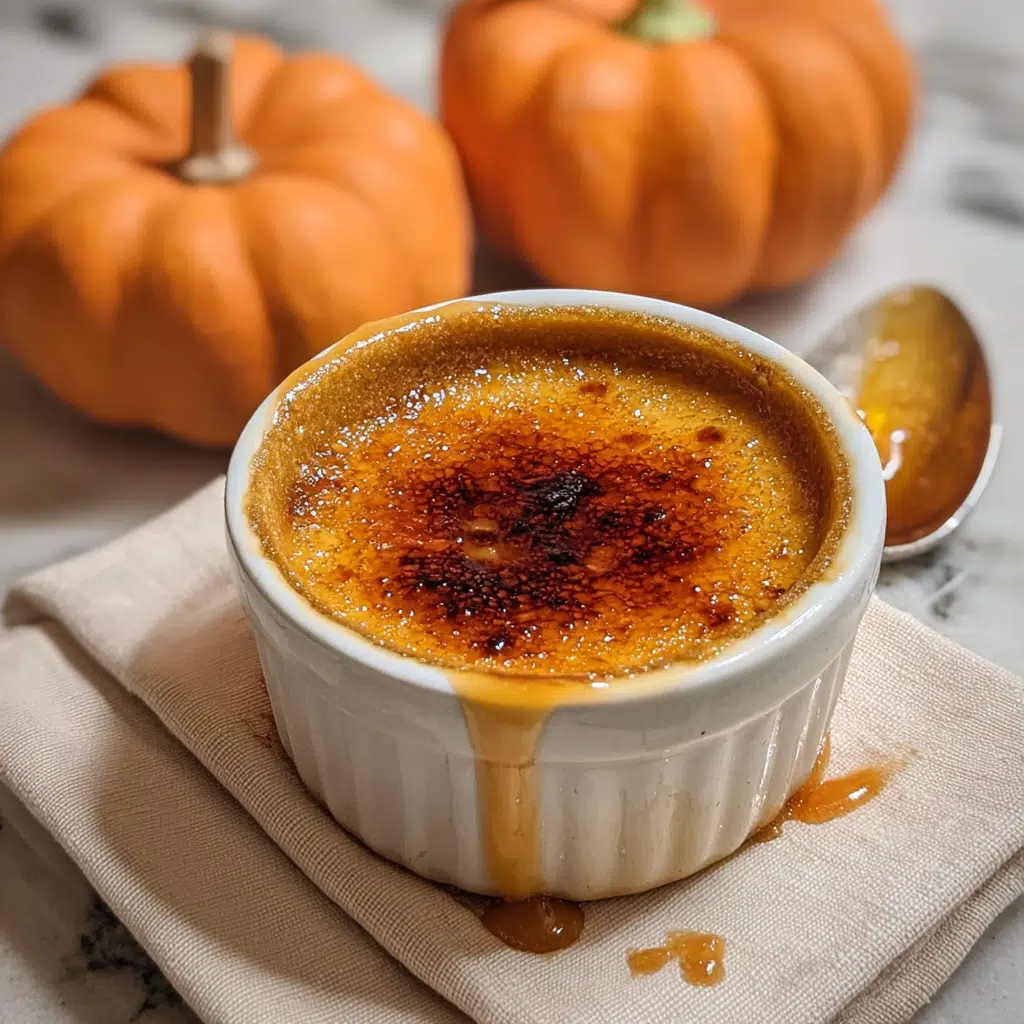 Pumpkin Spice Crème Brûlée