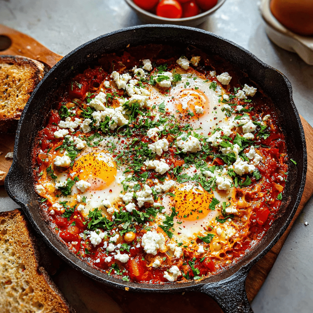 Classic Shakshuka with Feta