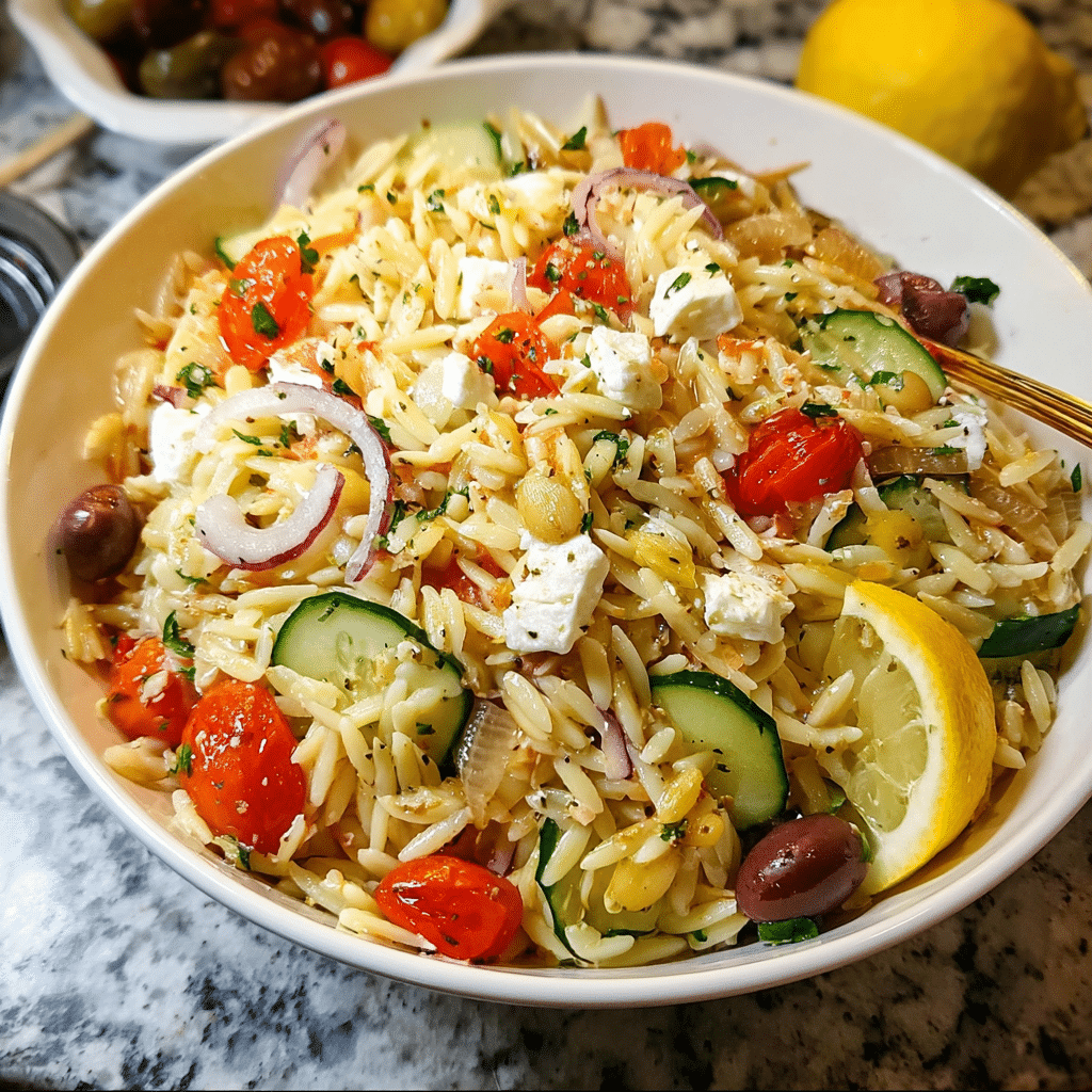 Mediterranean Orzo Salad